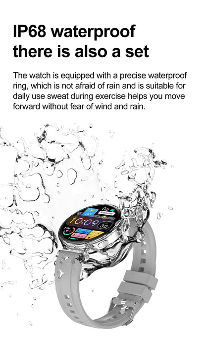 HK41 Dagnet Smartwatch 1.32-Inch Full Touch Screen