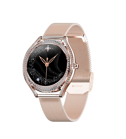 SV66 Dagnet Gold Mesh Smartwatch