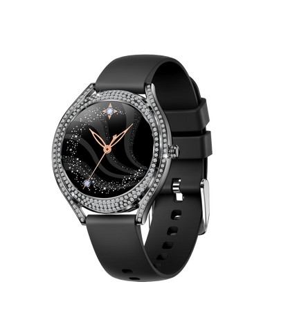 SV66 Dagnet Black Silicone Smartwatch