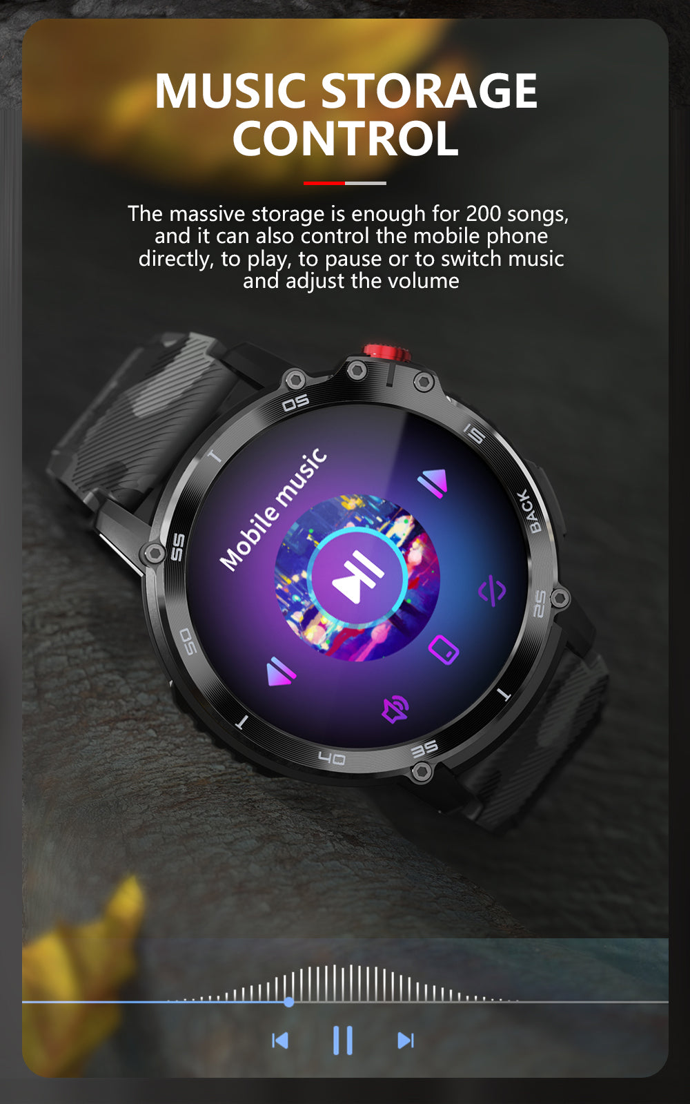 SC22 Sport Dagnet Smartwatch 1.6 inch Full Touch Screen